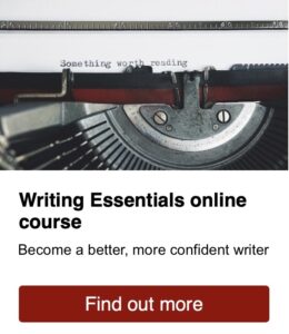 Writing Essentials online course – become a better, more confident writer